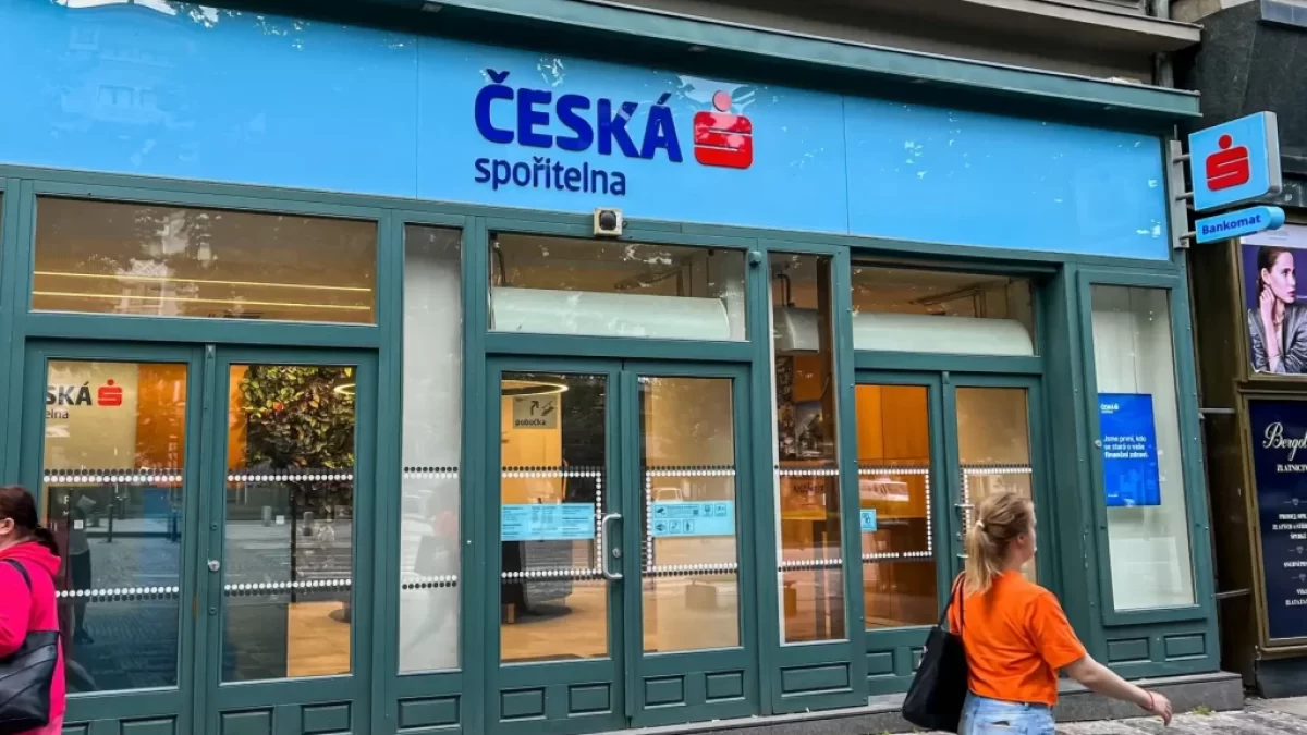 Vchod do České spořitelny