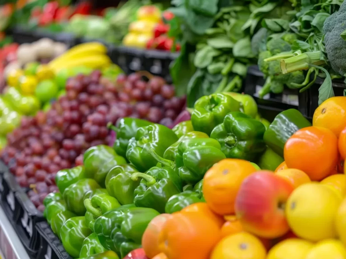 Zelenina v obchodě