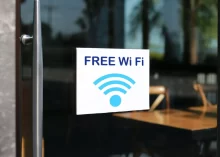 Nálepka Free Wifi