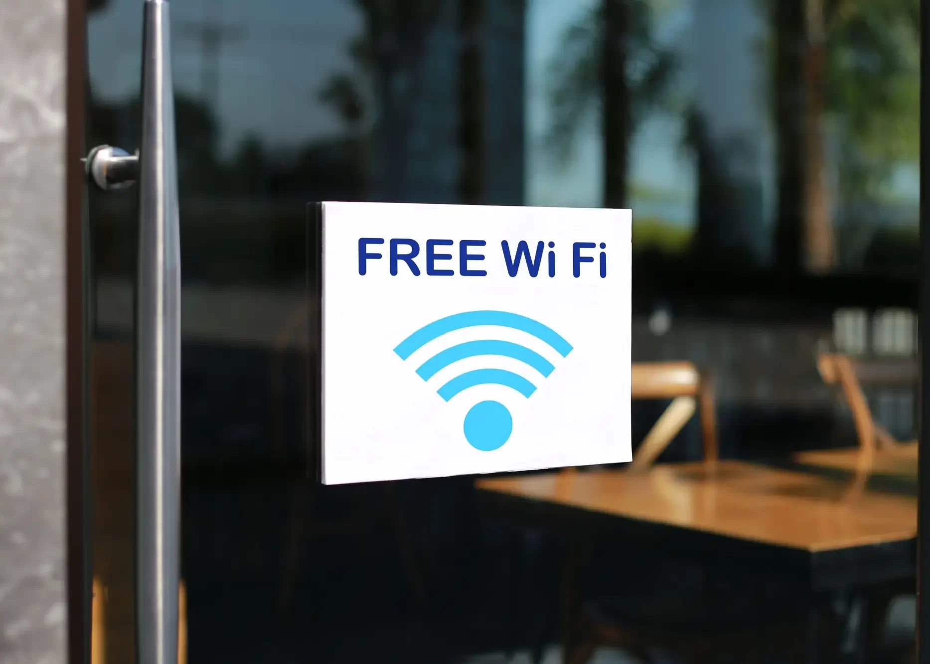 Nálepka Free Wifi