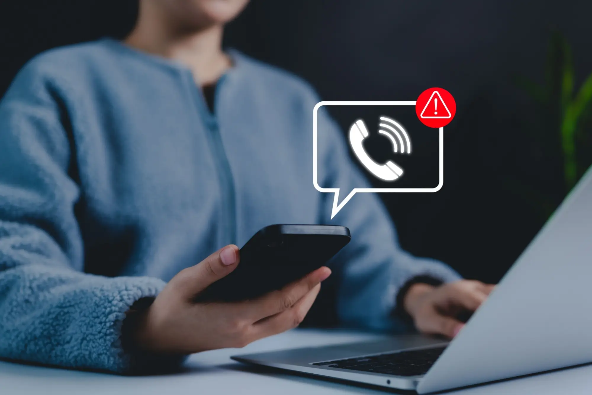 - Techsvět Piktogram telefonu nad mobilem