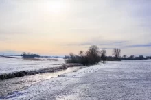 Zasněžená krajina