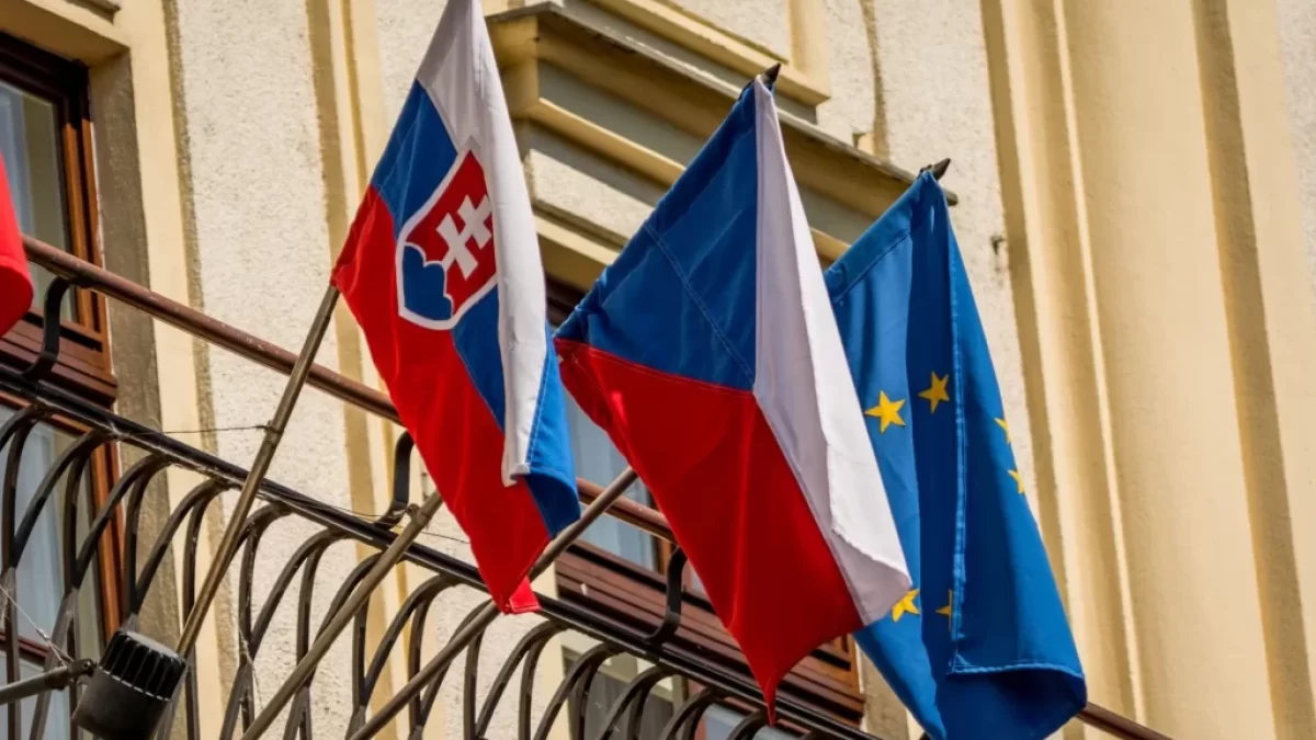 Vlajka Česka, Slovenska a EU
