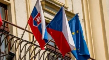 Vlajka Česka, Slovenska a EU