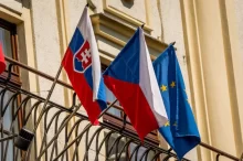 Vlajka Česka, Slovenska a EU