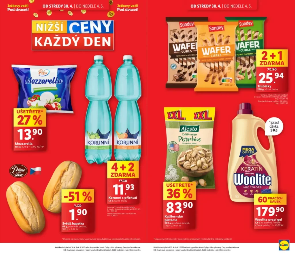 V Lidlu zakoupíte v akci nejen pivo, ale také minerální vody. - Techsvět Lidl