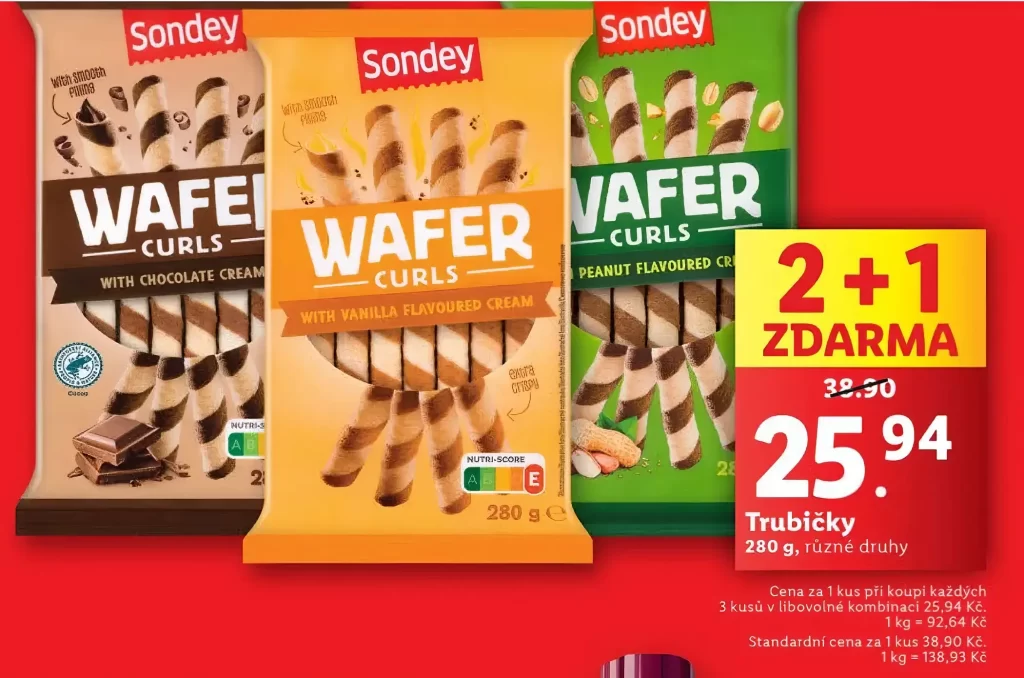 Wafer trubičky