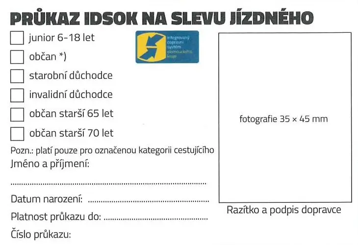 - Techsvět průkaz na slevu jízdného