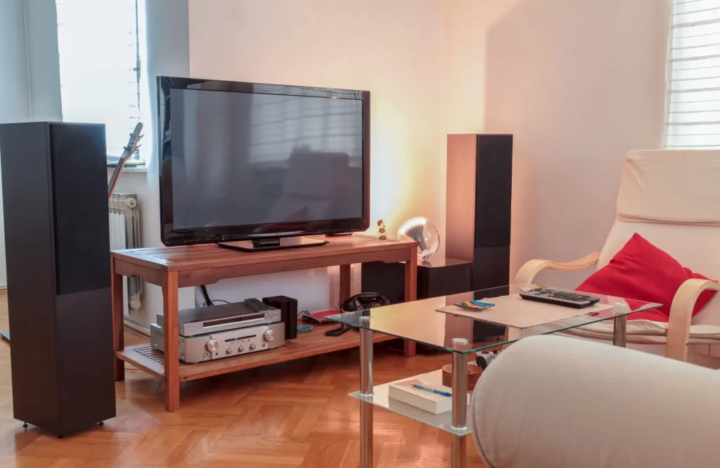 Televize v obýváku