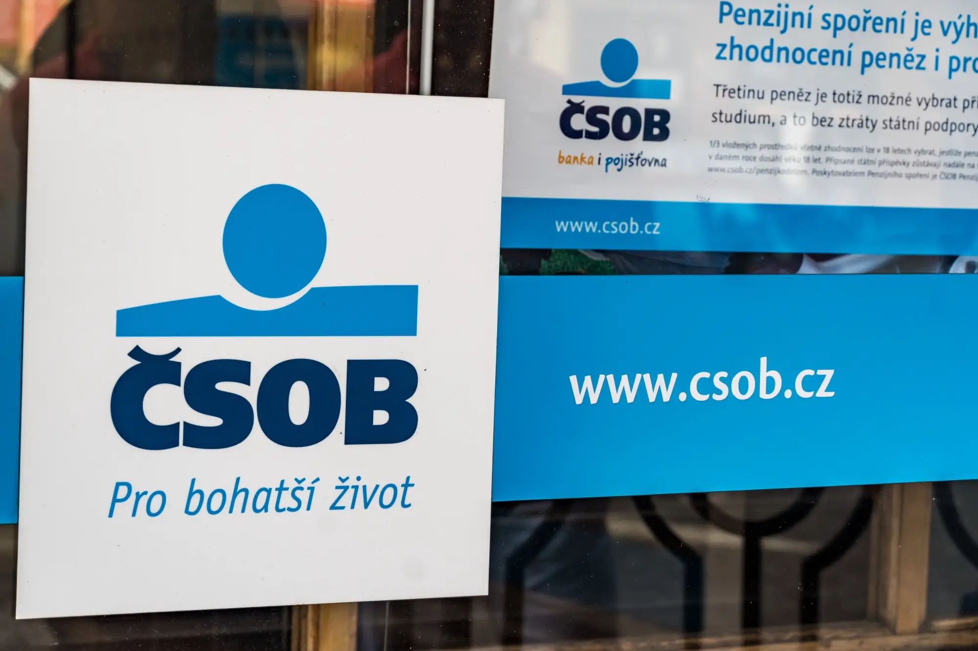 ČSOB cedule