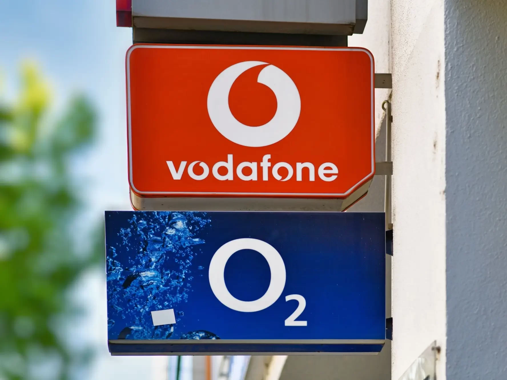 Cedule Vodafone a O2