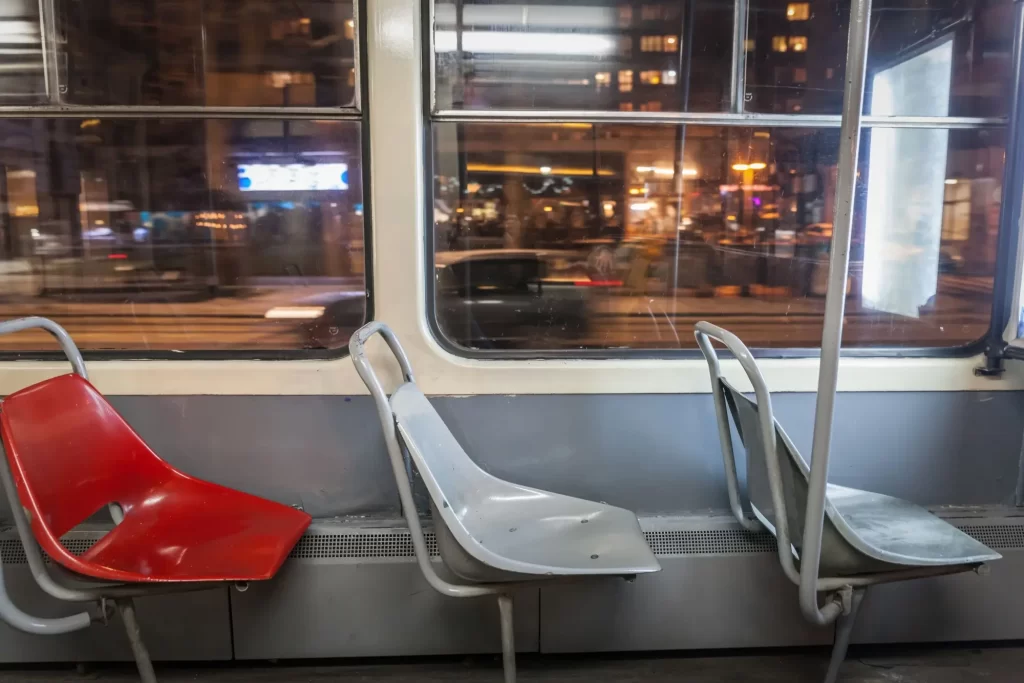 Sedadla v tramvaji