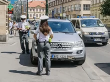 Policie u auta