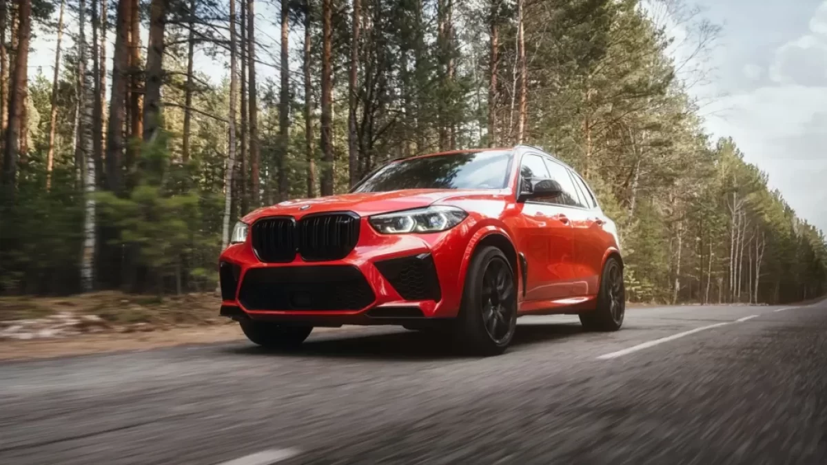 Červené BMW