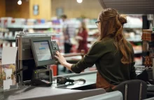 Pokladna v supermarketu
