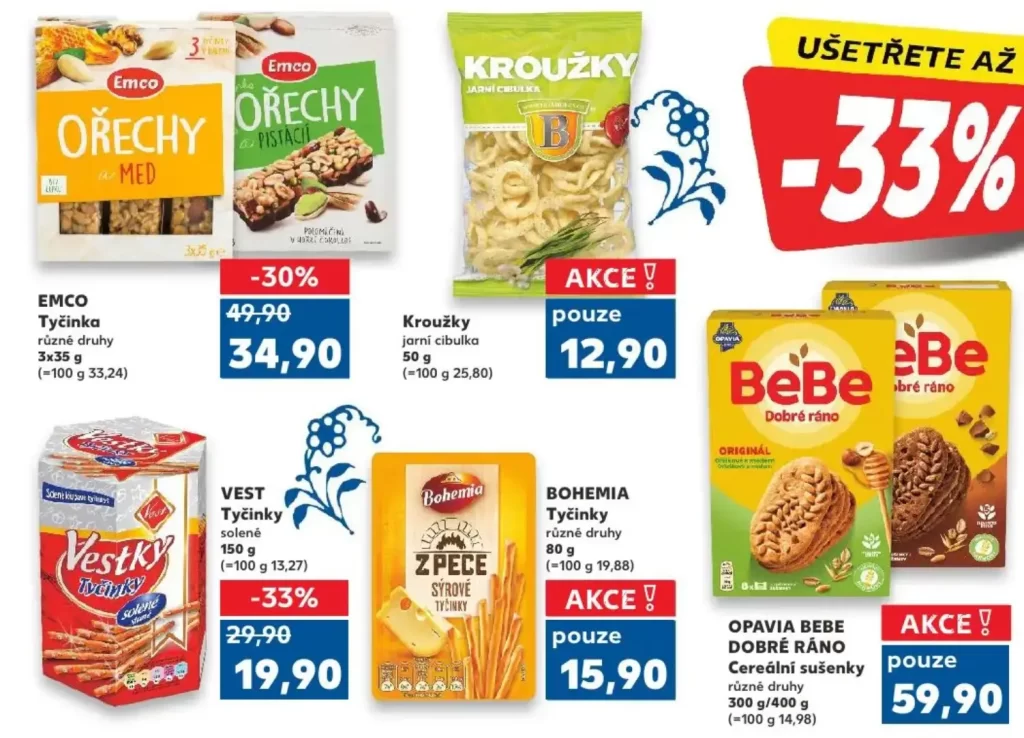 V akci jsou i různé pochutiny, FOTO: Kaufland - Techsvět kaufland leták