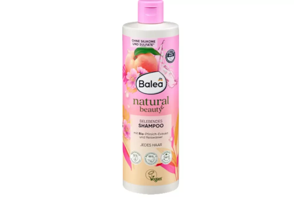 Natural beauty šampon na vlasy Broskev & rýžová voda - Techsvět Balea natural beauty šampon na vlasy Broskev & rýžová voda