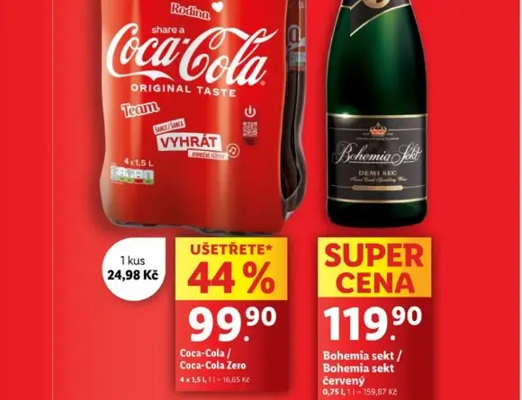 Snímek obrazovky_3-5-2025_121835_wwwlidlcz - Techsvět Coca-Cola je aktuálně v akci v Lidl.