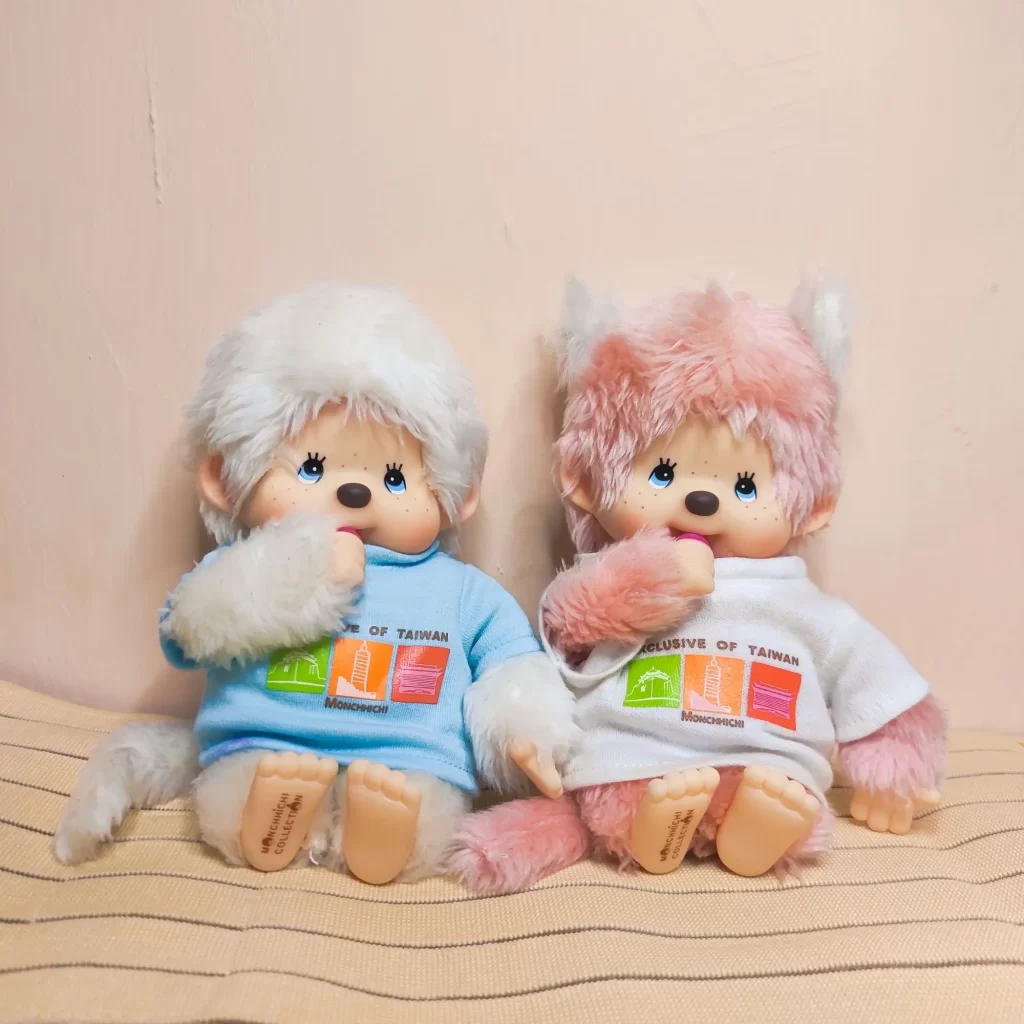 mon3 - Techsvět dvě sběratelské panenky Monchhichi ve speciální edici Exclusive of Taiwan