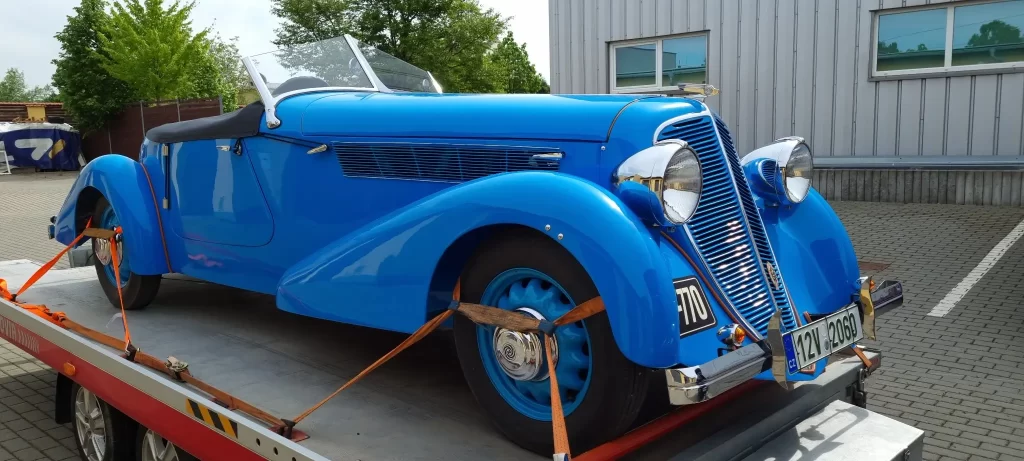 Dnes je auto zrekonstruované a k vidění v muzeu. - Techsvět Auto Vlasty Buriana