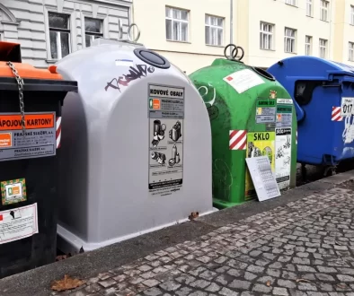 Kontejnery na tříděný odpad