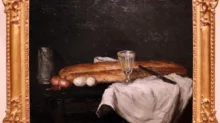 Obraz Zátiší s chlebem a vejci