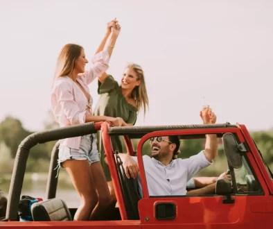 road trip s kabriem