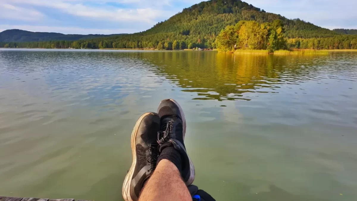jezero muž na molu