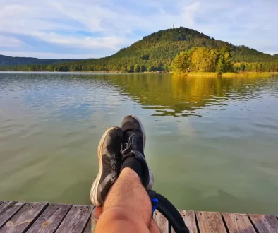 jezero muž na molu