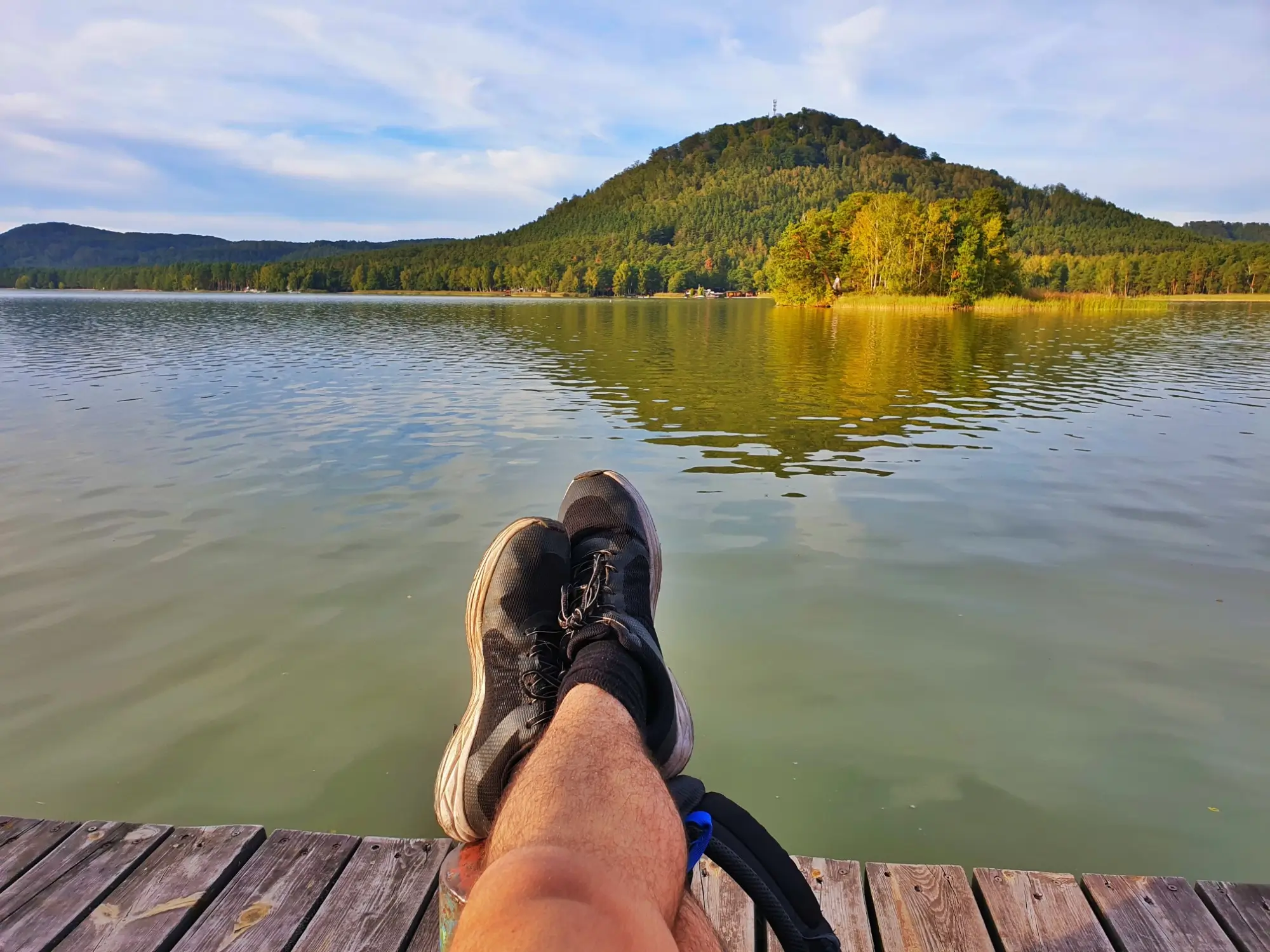 jezero muž na molu