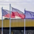 Vlajky Polska, Česka a EU