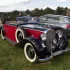 Červený Mercedes 320 Cabriolet B