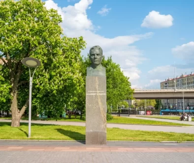 Vladimir Komarov má v Moskvě pomník