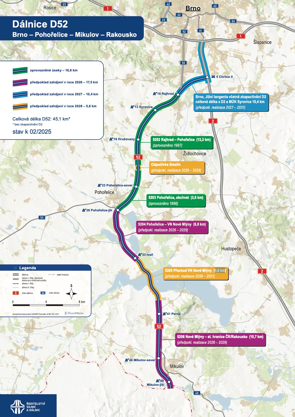 Snímek obrazovky 2025-06-27 v 112220 - Techsvět Mapa opravy dálnice D52