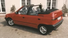 Červená felicia MTX cabrio