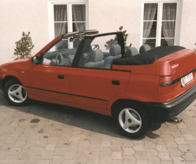 Červená felicia MTX cabrio