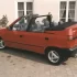 Červená felicia MTX cabrio