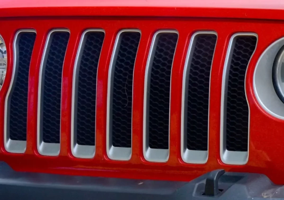 Mřížka jeepu Wrangler