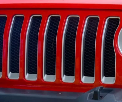 Mřížka jeepu Wrangler