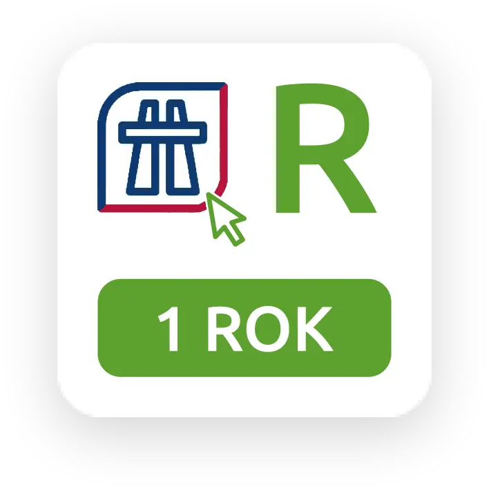 rocni 1 - Techsvět Piktogram dálniční známky