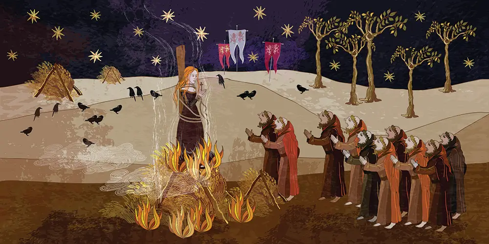 Historie pálení čarodějnic je často spojena s obdobím středověku a raného novověku. - Techsvět ilustrace pálení čarodejnic