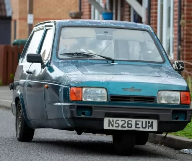 modrý reliant robin
