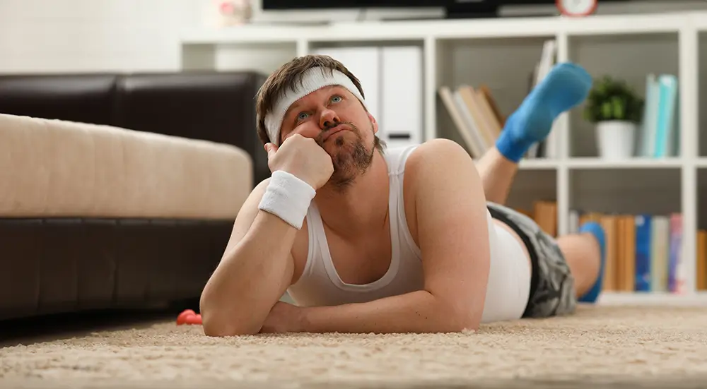 Každý Čech nevypadá vždy jako muži na Instagramu. - Techsvět obézní muž ve fitness oblečení