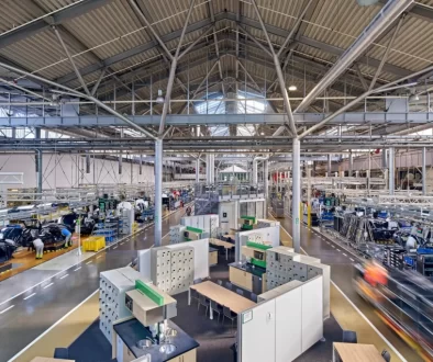 Výrobní linka automobilky Škoda Auto