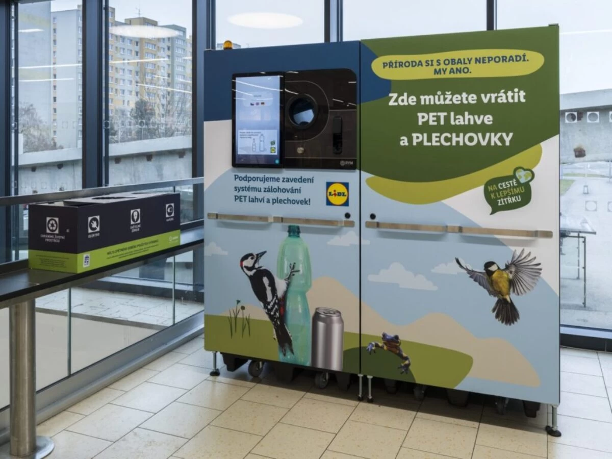 lidl automat na PET lahve a plechovky