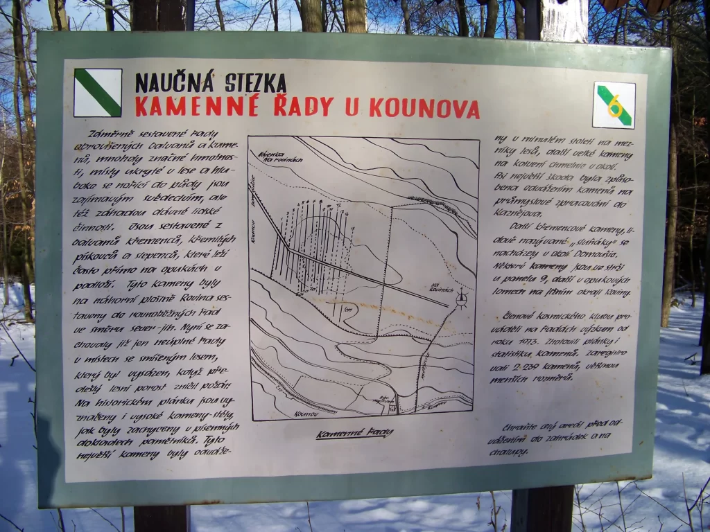 NS_Kounovské_řady_-_zastavení_06_detail - Techsvět Kamenné řady Kounov - cedule