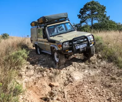Toyota Land Cruiser na cestě
