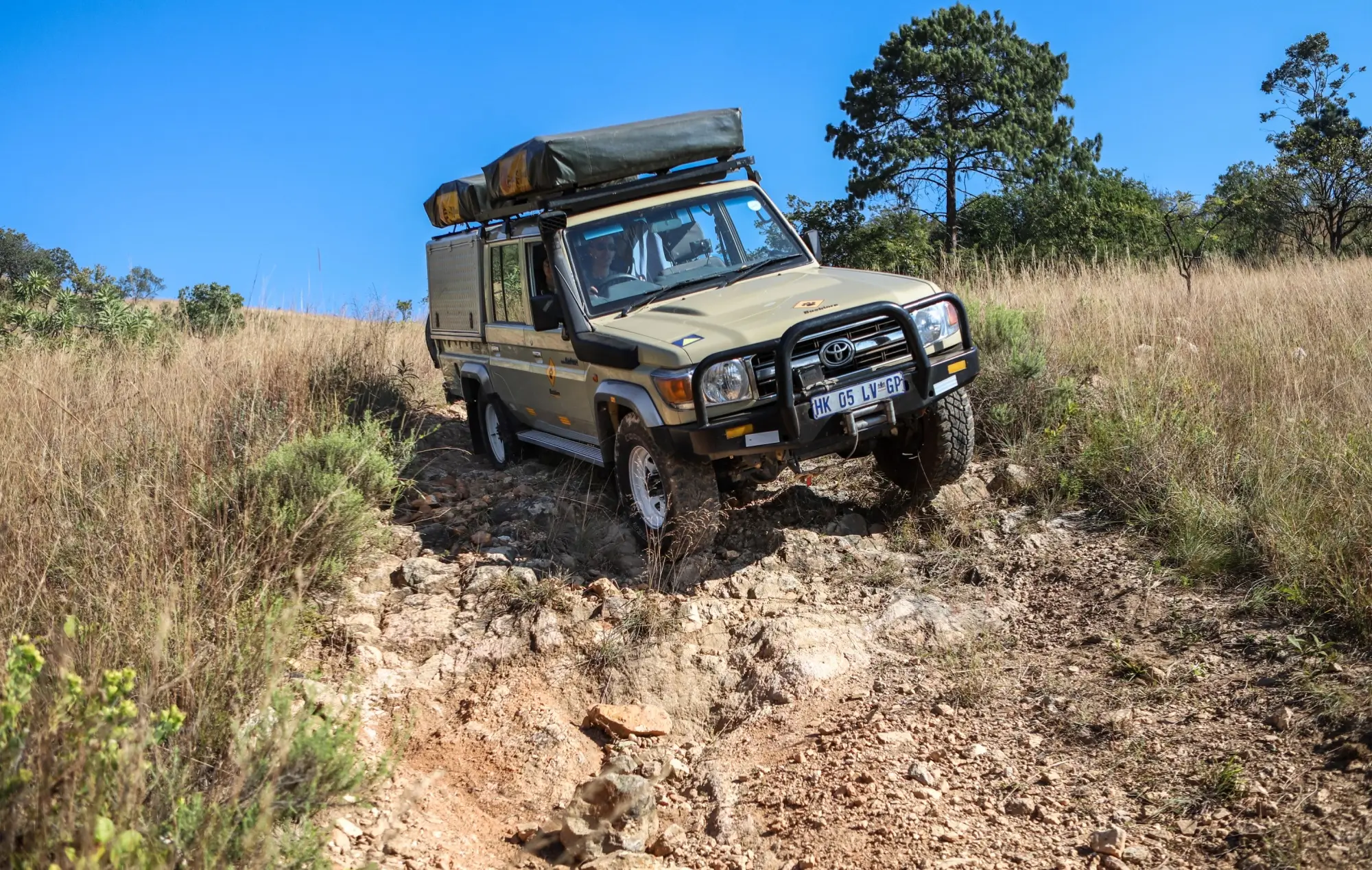 Toyota Land Cruiser na cestě
