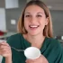 žena jogurt