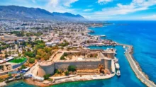 Kyrenia hrad ve starém přístavu na severním Kypru
